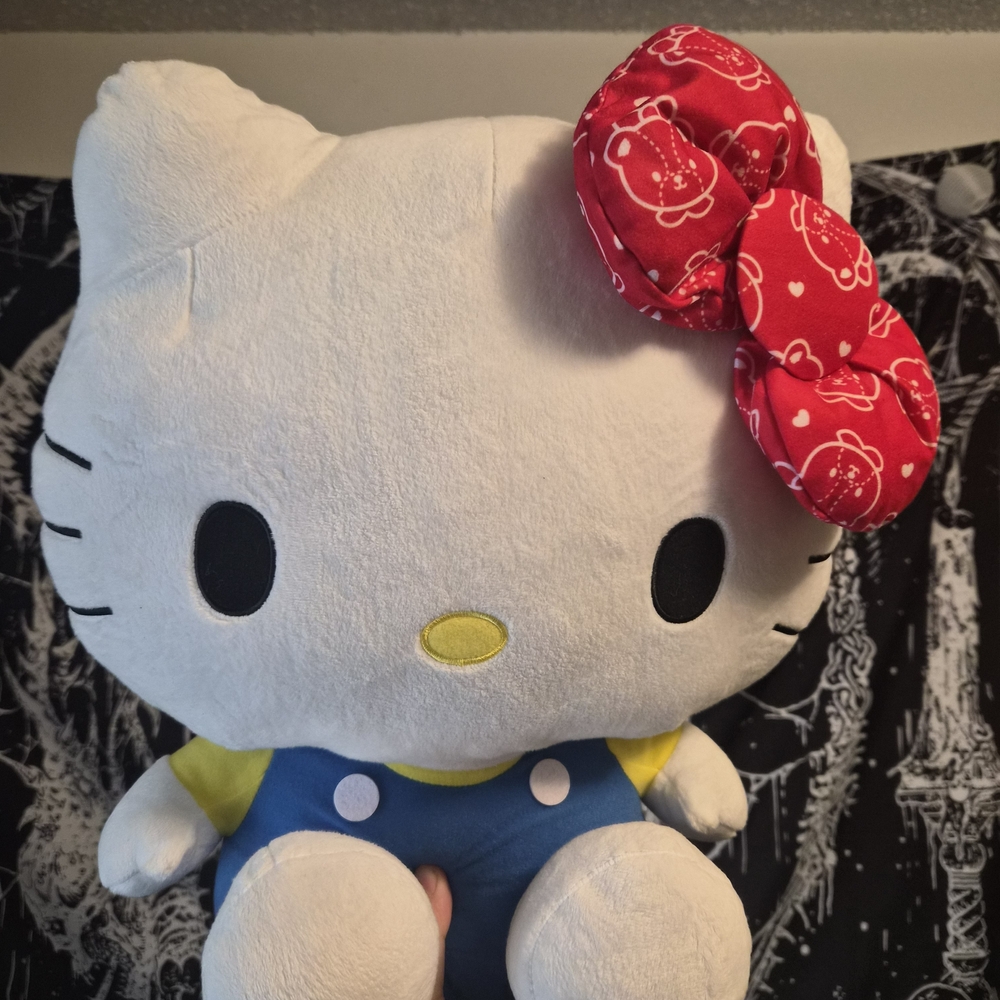 Hello Kitty Plush with Red Bow